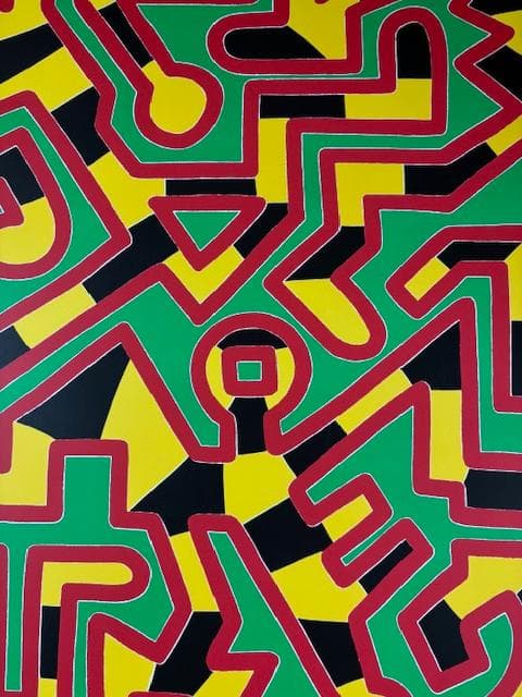 額装済/Untitled 1988/キース ヘリング/アートポスター