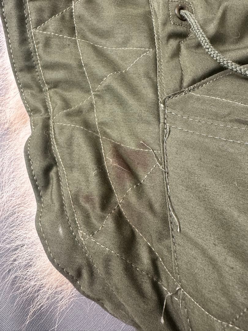 M-51 モッズコート用フード　緑タグ