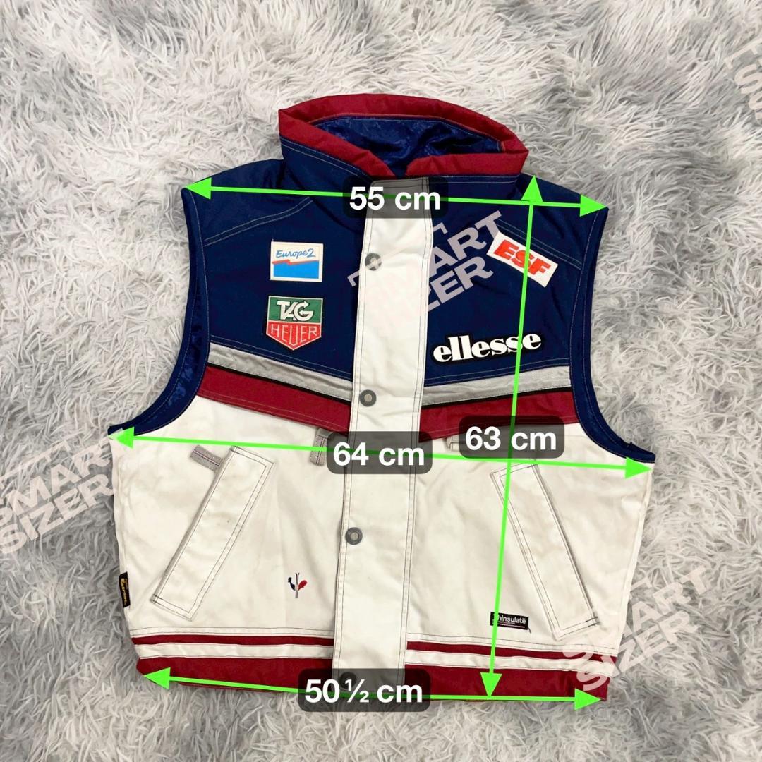 『ellesse』　スキーウェアセットアップ　リバーシブル　ロゴ　ゴールドウィン