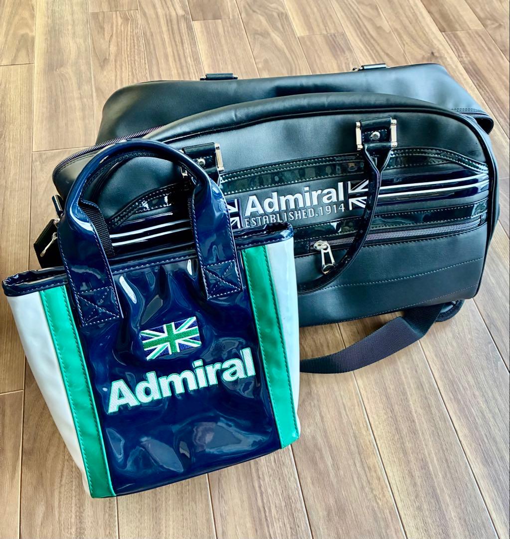 美品Admiral ゴルフボストンバッグ、カートバッグセット