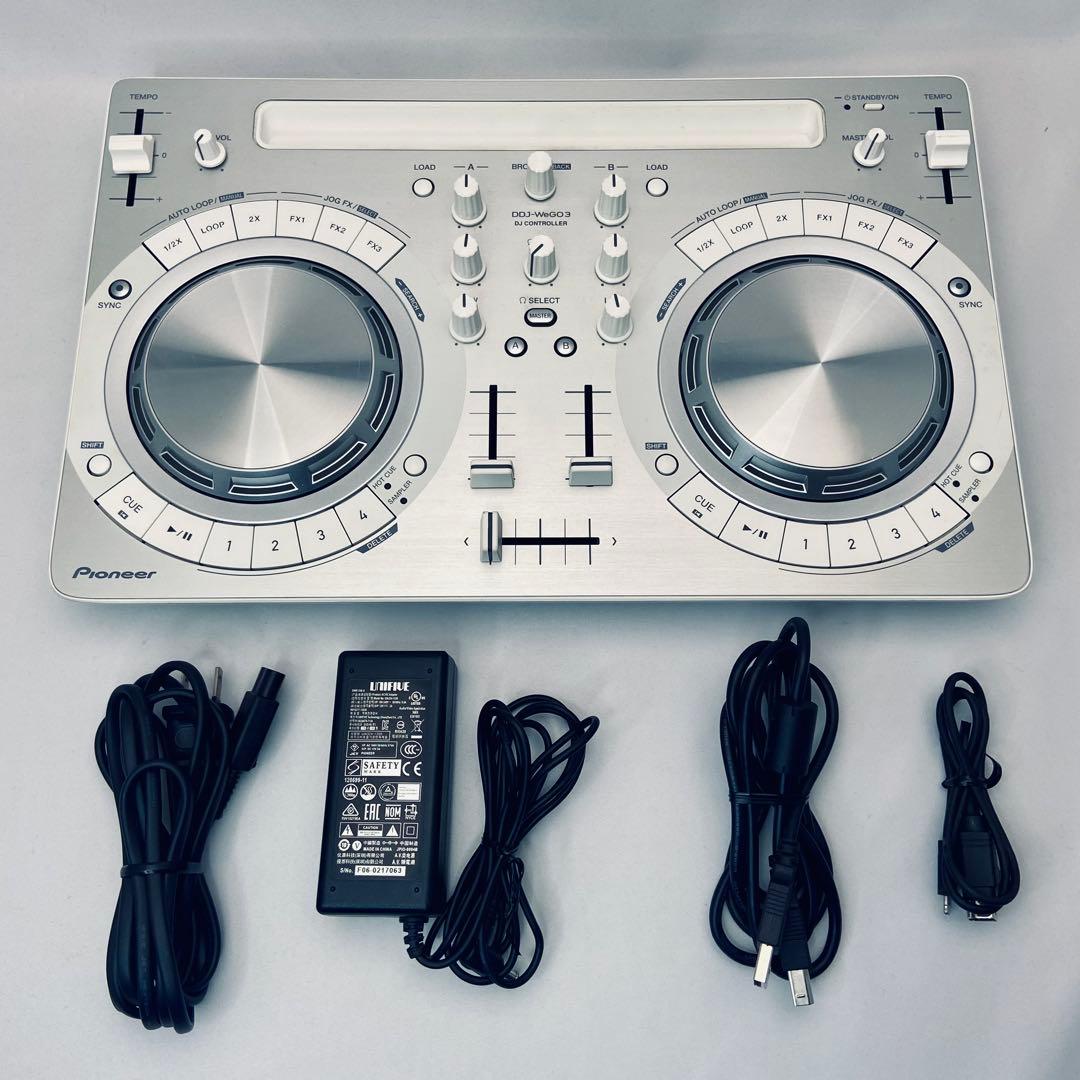 PIONEER DJ DDJ-WEGO3-W USBバス電源 スクラッチ対応