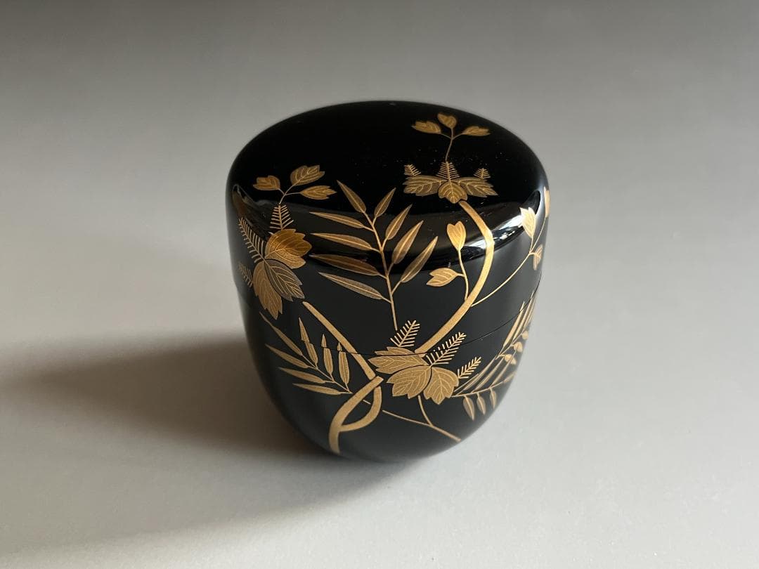 今津一慶　笹桐　中棗　薄茶器　茶道具