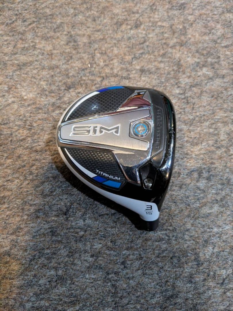 美品TaylorMade SIM３ｗ15° 　シャフトTM50　SR