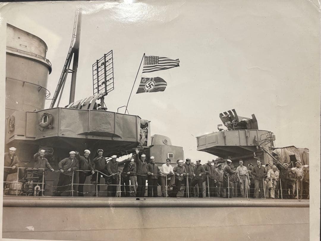 ビンテージ　フォト　写真　40s US NAVY フレーム付き