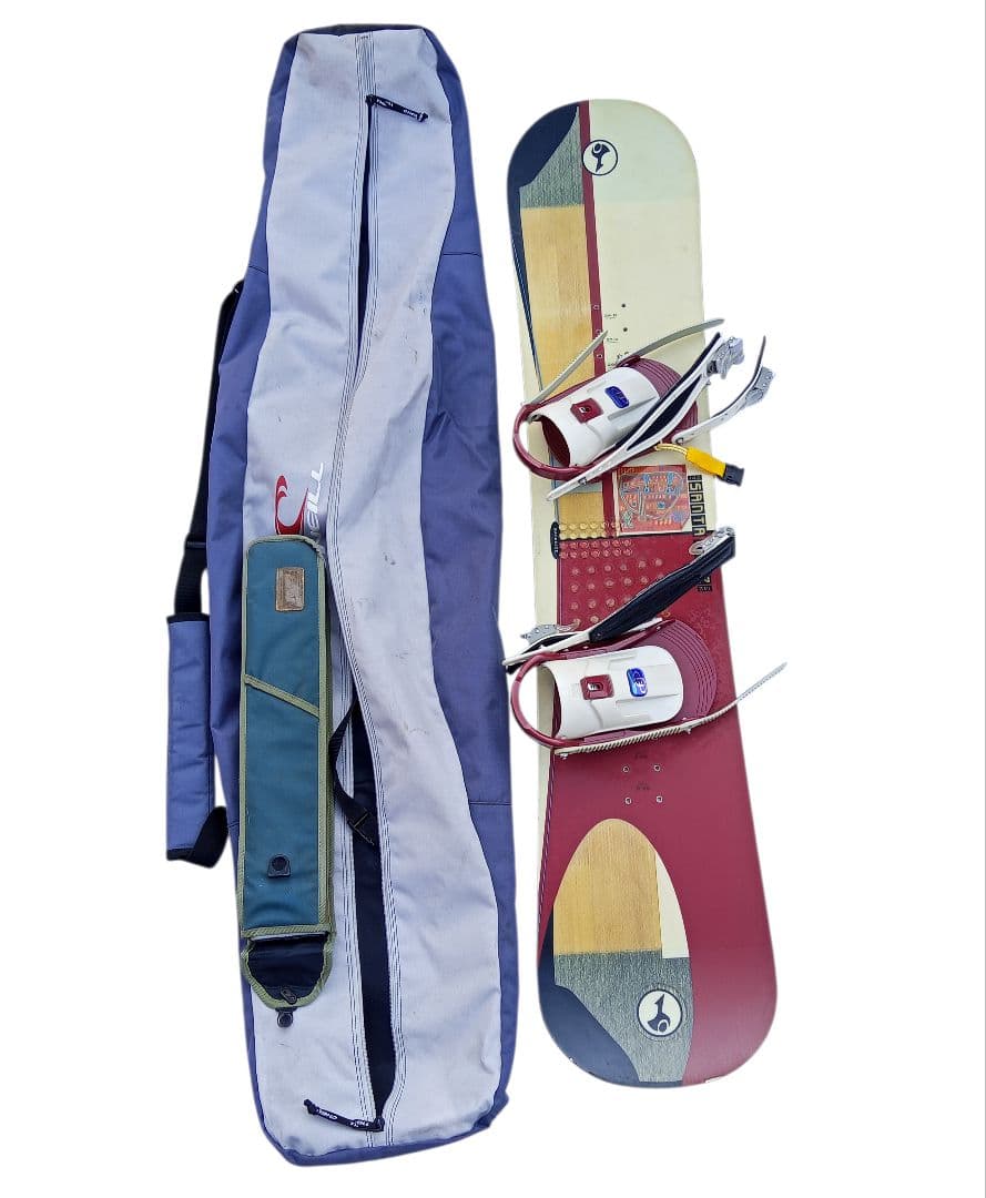 SANTA CRUZ スノーボード＆ビンディング セット142cm ケース付き