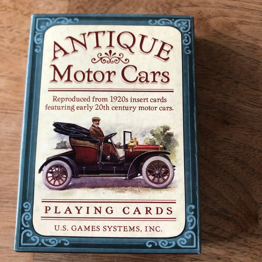 ヴィンテージトランプ　アンティークモーターカー　絶版品