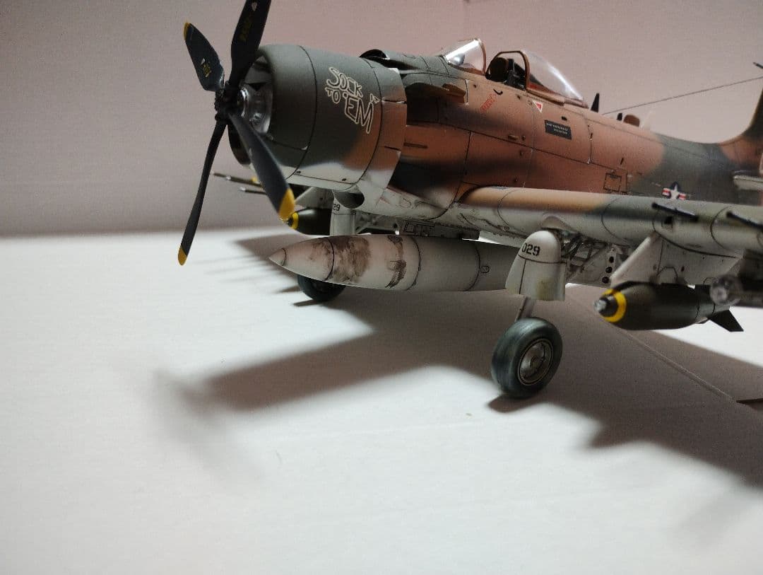 プラモデル完成機　1/48　A-1Jスカイレーダー