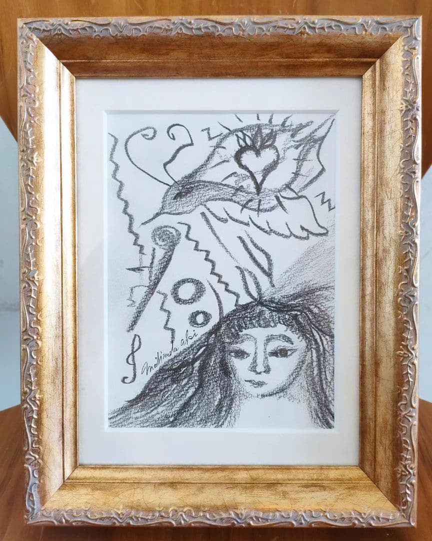 〚原画〛Love painting（水彩画、アクリル絵画、絵画、ドローイング）