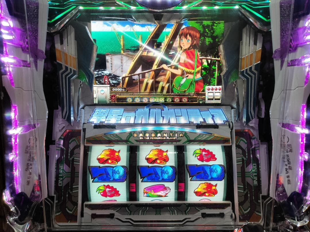 【パチスロ実機】ディ・ライト★パチスロ 翠星のガルガンティア【不要機付】