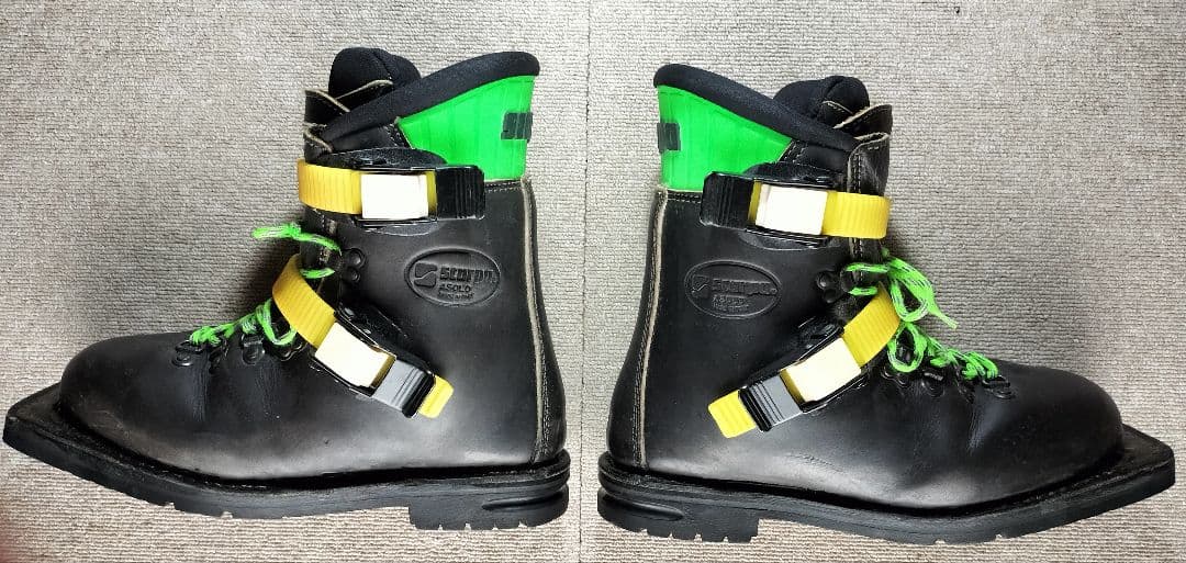 SCARPA スカルパ テレマークブーツ ローガン 革靴 2バックル ゲーター付