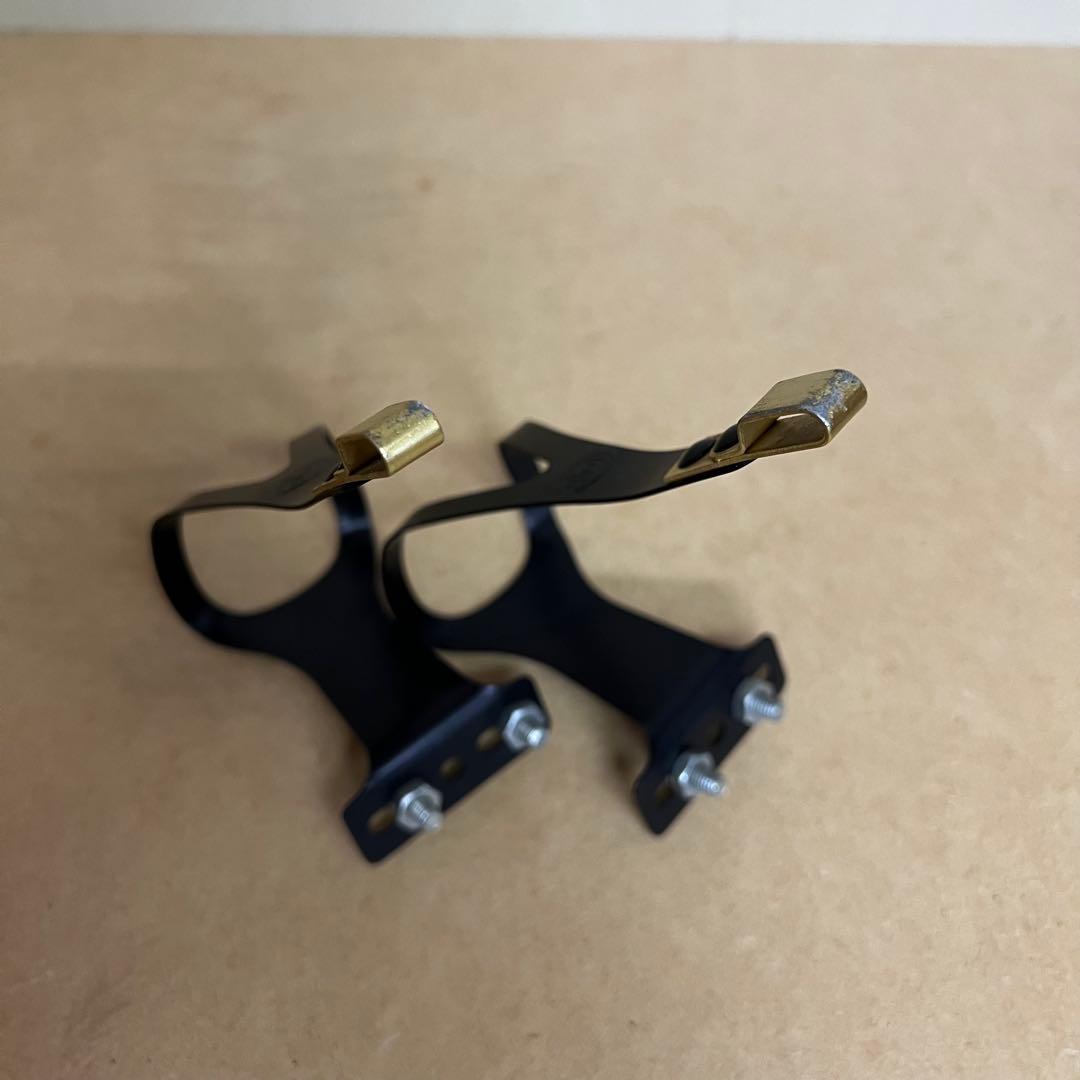 コルナゴ Colnagoトゥークリップ ALE Italy 黒/金