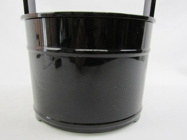 Y5-0801 ◇茶道具 輪島塗 塗師 茶平一齋 真塗 手桶◇