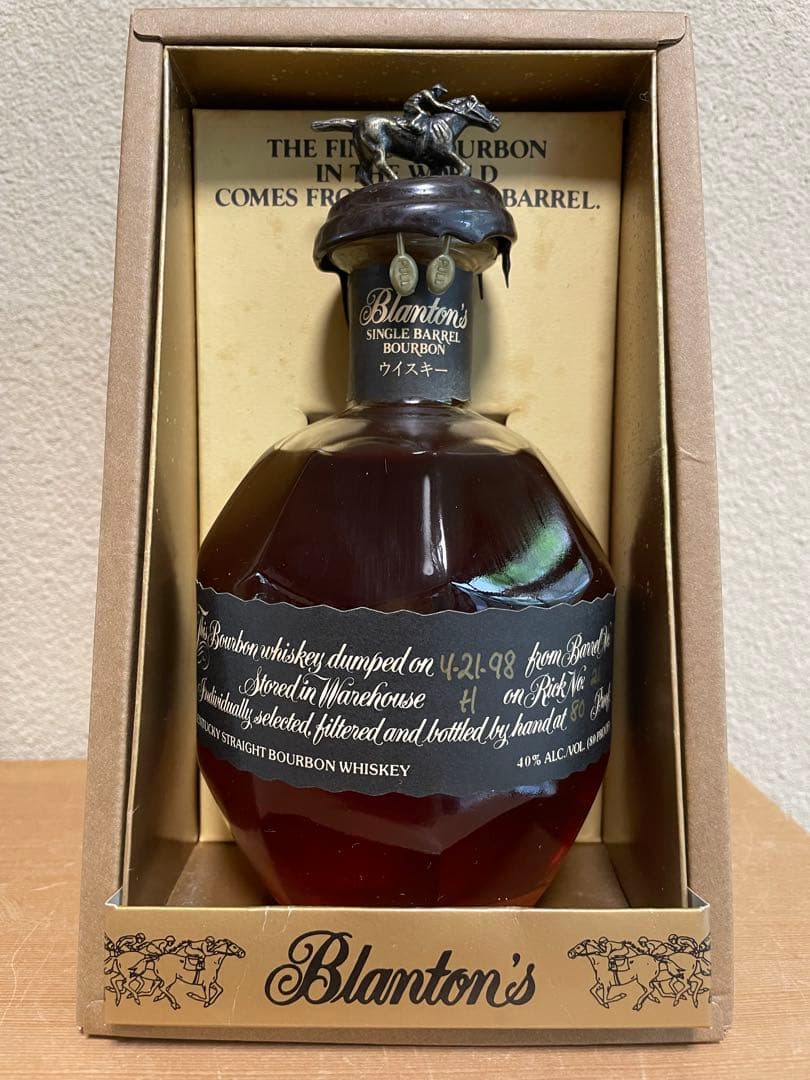 【マン】★未開栓　Blanton's シングルバレル バーボン 750ml