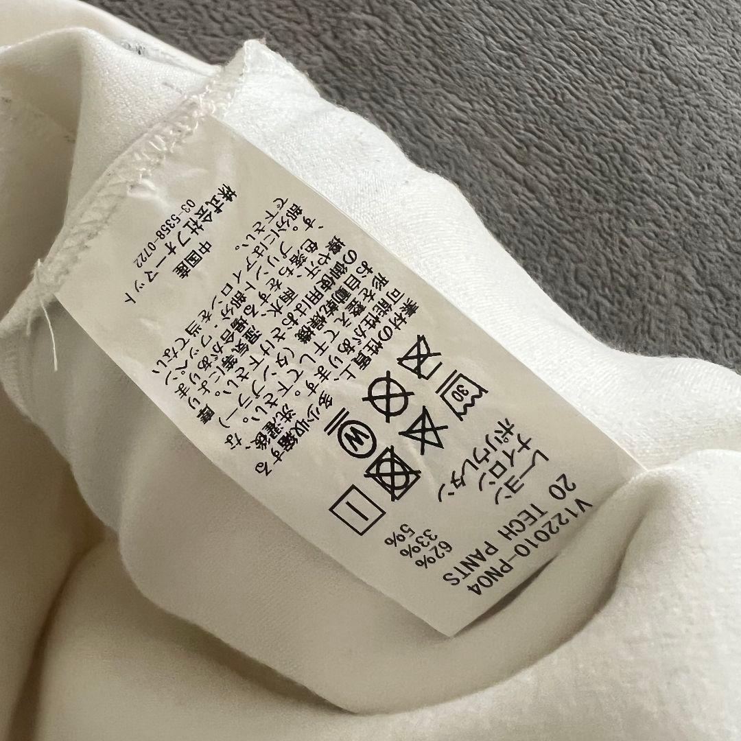 V12 ヴィトゥエルヴ イージーパンツ　ジョガーパンツ　メンズ　ゴルフ　s 白