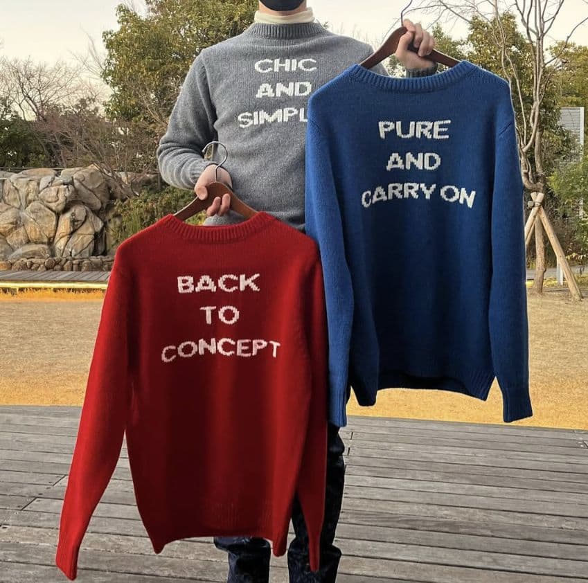 ★美品★BEAMS GOLF　ラムウール レタード ニット　サイズ　L