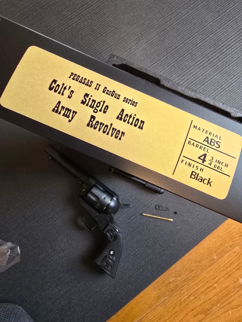 タナカワークスガスガン・第二世代・COLTピースメーカー、ブラック