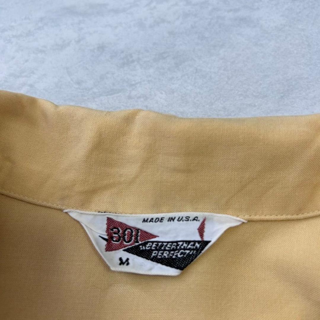 301 BETTER THAN 刺繍 ヴィンテージ ボウリングシャツ USA製