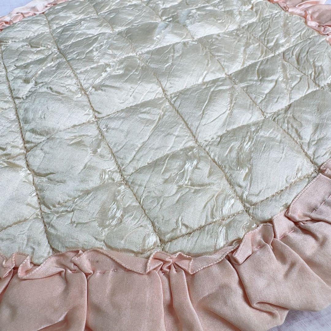 セール　フランスアンティーク　ぼかし織　ランジェリーケース　ハンキーケース