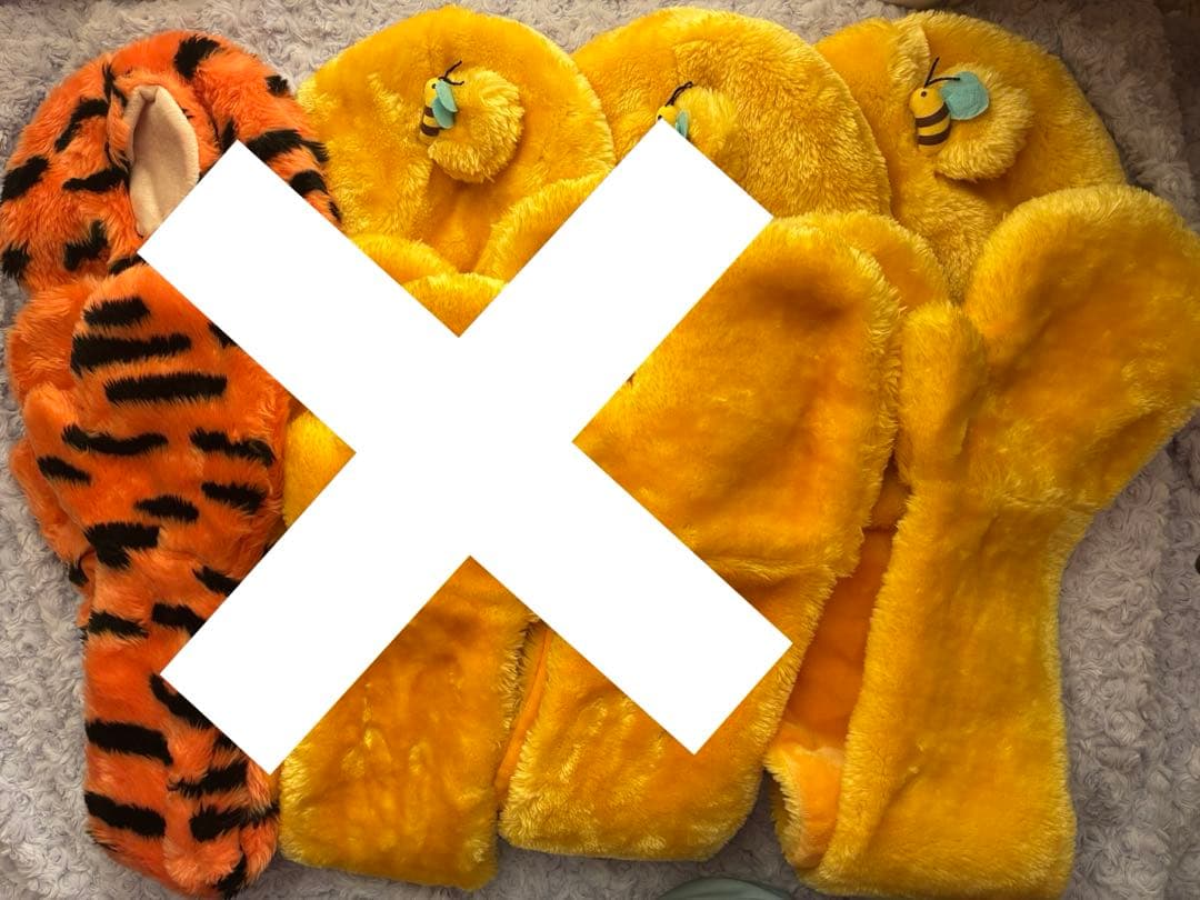 黄色　イエロー　プー　さん　かぶりもの　1つ