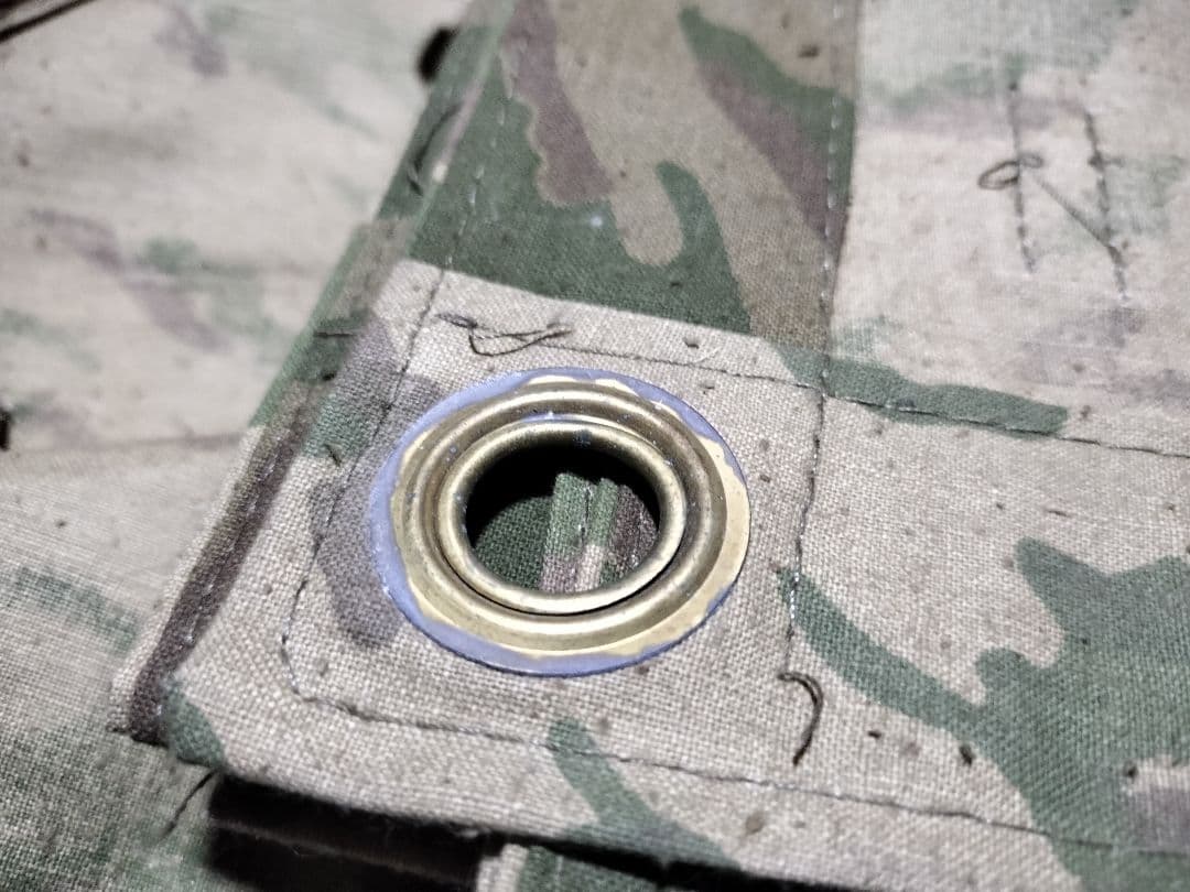 ロシア軍 実物 VSR-93 迷彩 パラトカ ポンチョ テント タープ 2枚