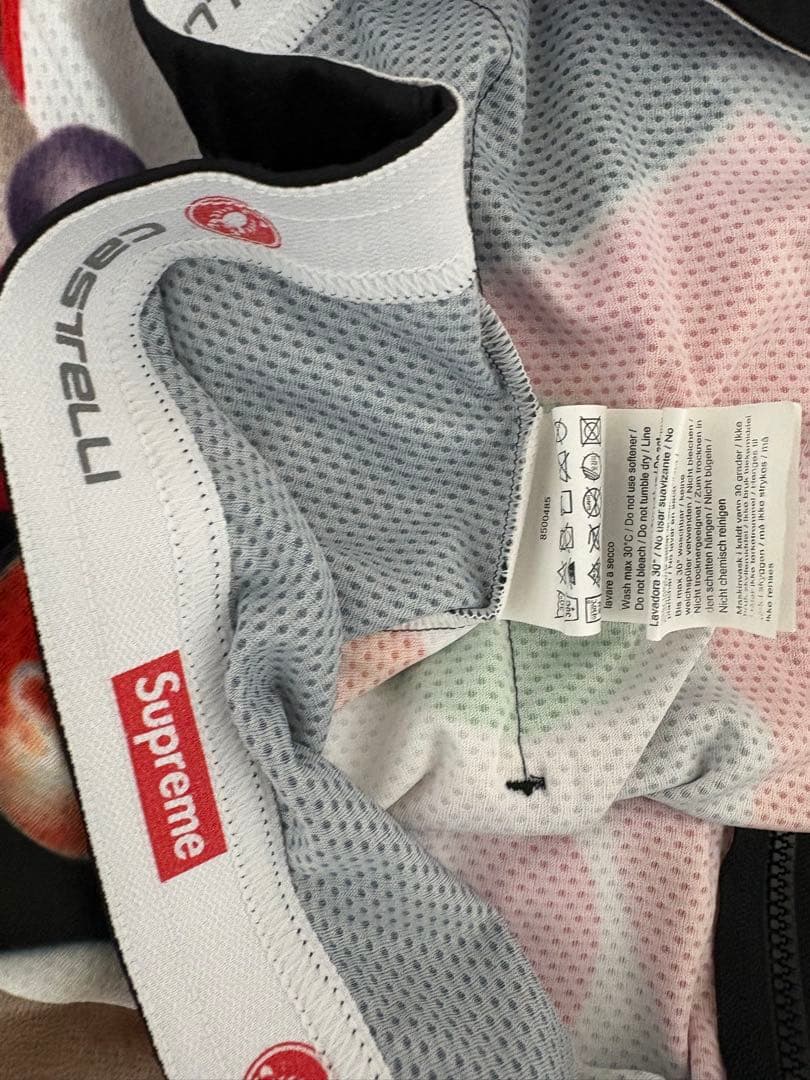 激レアL！SUPREME×Skittles Castelliサイクリングジャージ
