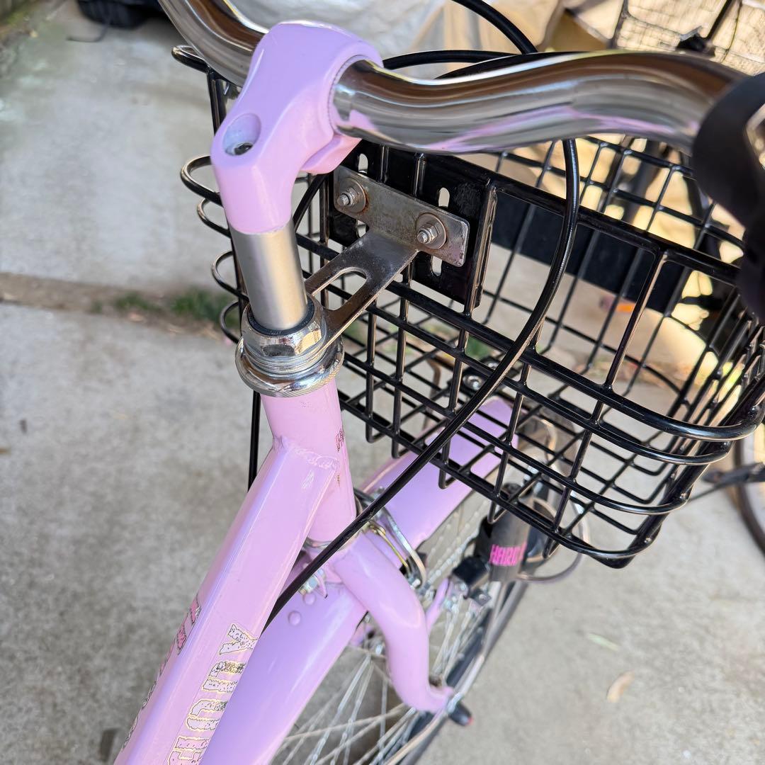 ​【美品・室内保管】女の子 24インチ 自転車 直接引取限定