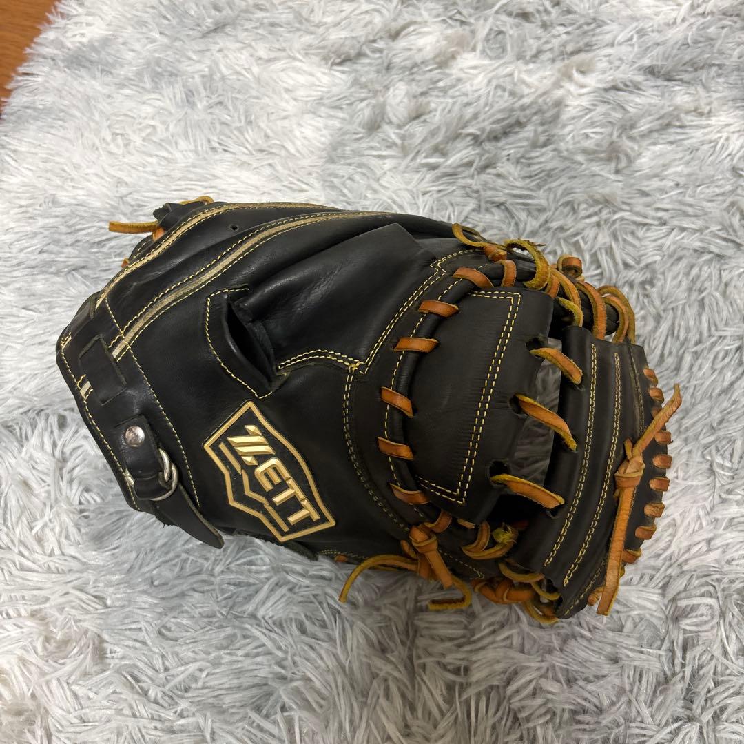 慶*様 ZETT 軟式野球グローブ 黒