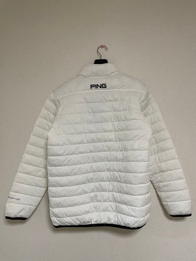 美品　PING キルティングジャケット ホワイト