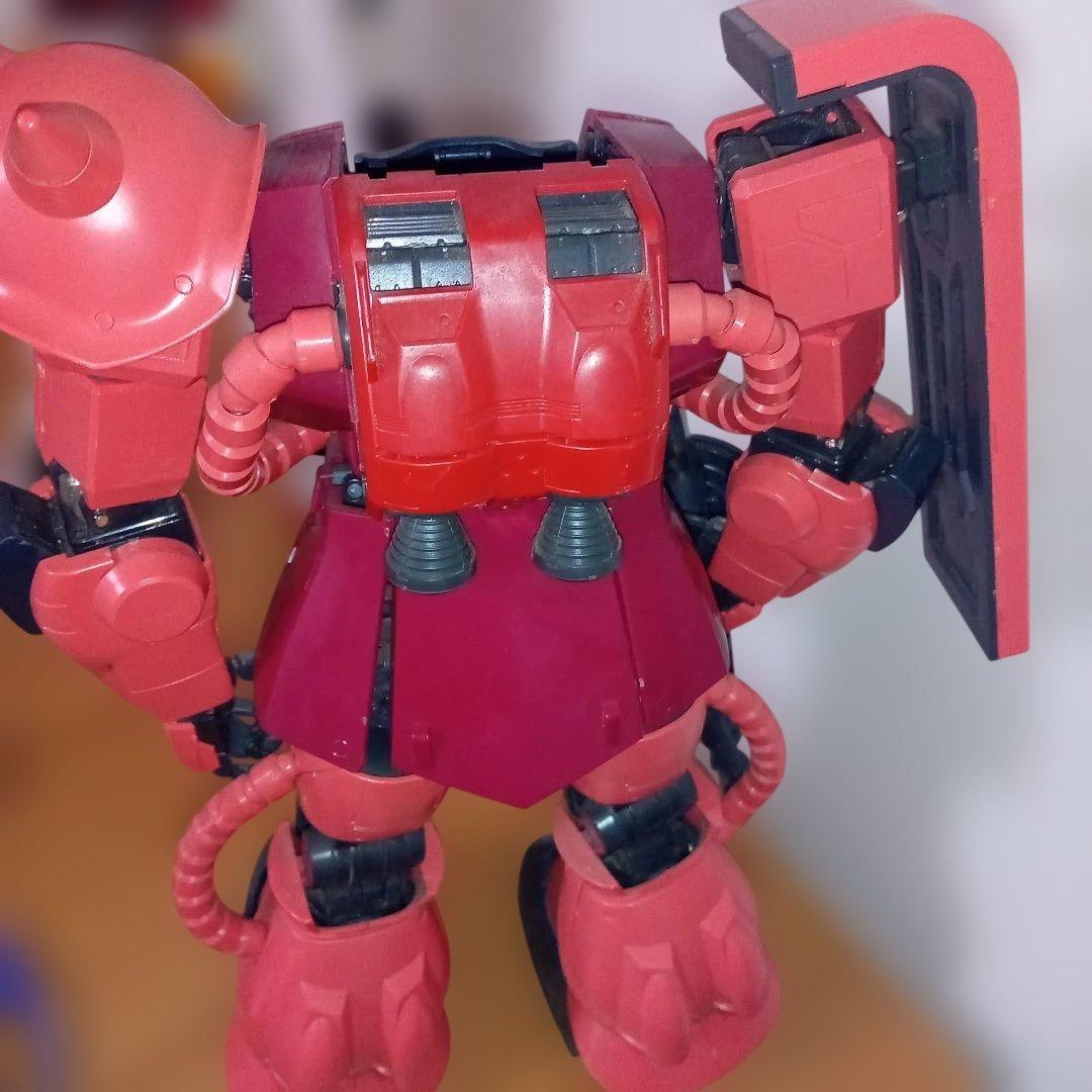 PG 1/60 MS-06S シャア専用ザクⅡ＆機動戦士ガンダム完成品　ガンプラ