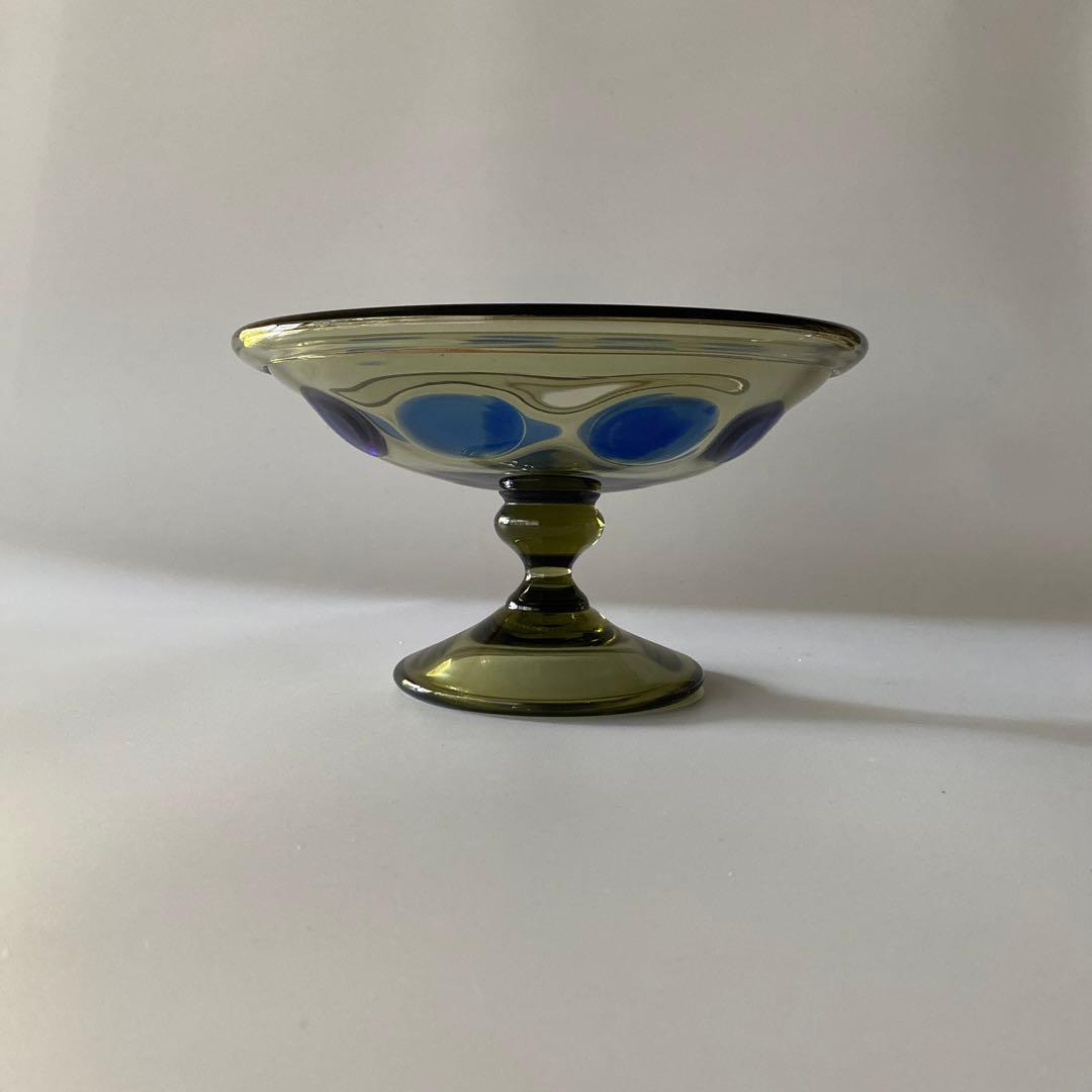 希少 舩木倭帆 ガラス 鉢 花器 ミュージアムピース ShizuhoFunaki