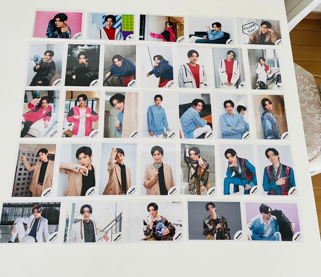 Man 目黒蓮 公式写真 124枚セット