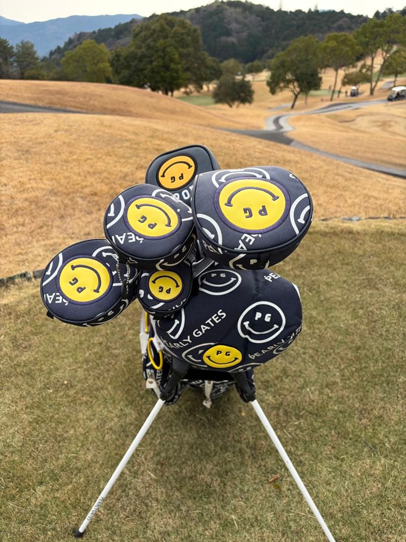 PEARLY GATES スマイルマーク ゴルフバッグ