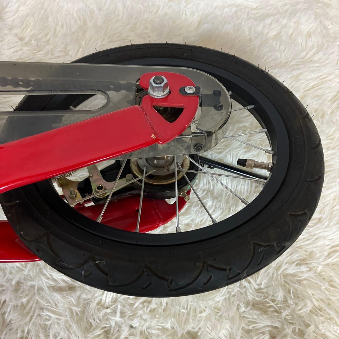 【美品】へんしんバイク　14インチ　赤　スタンド付き