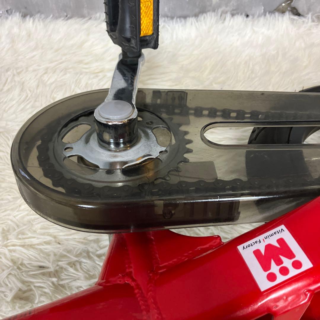 【美品】へんしんバイク　14インチ　赤　スタンド付き