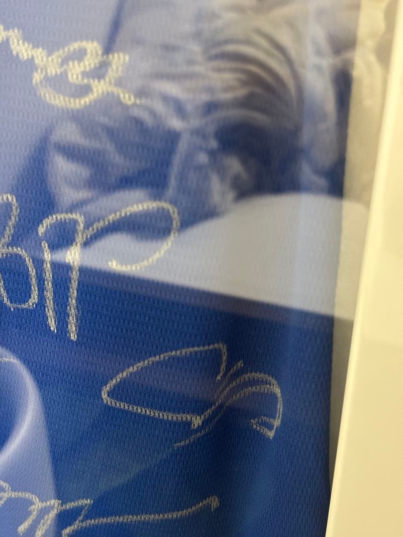 ドジャース 大谷翔平 直筆サイン入りユニフォーム 額縁入り　限定