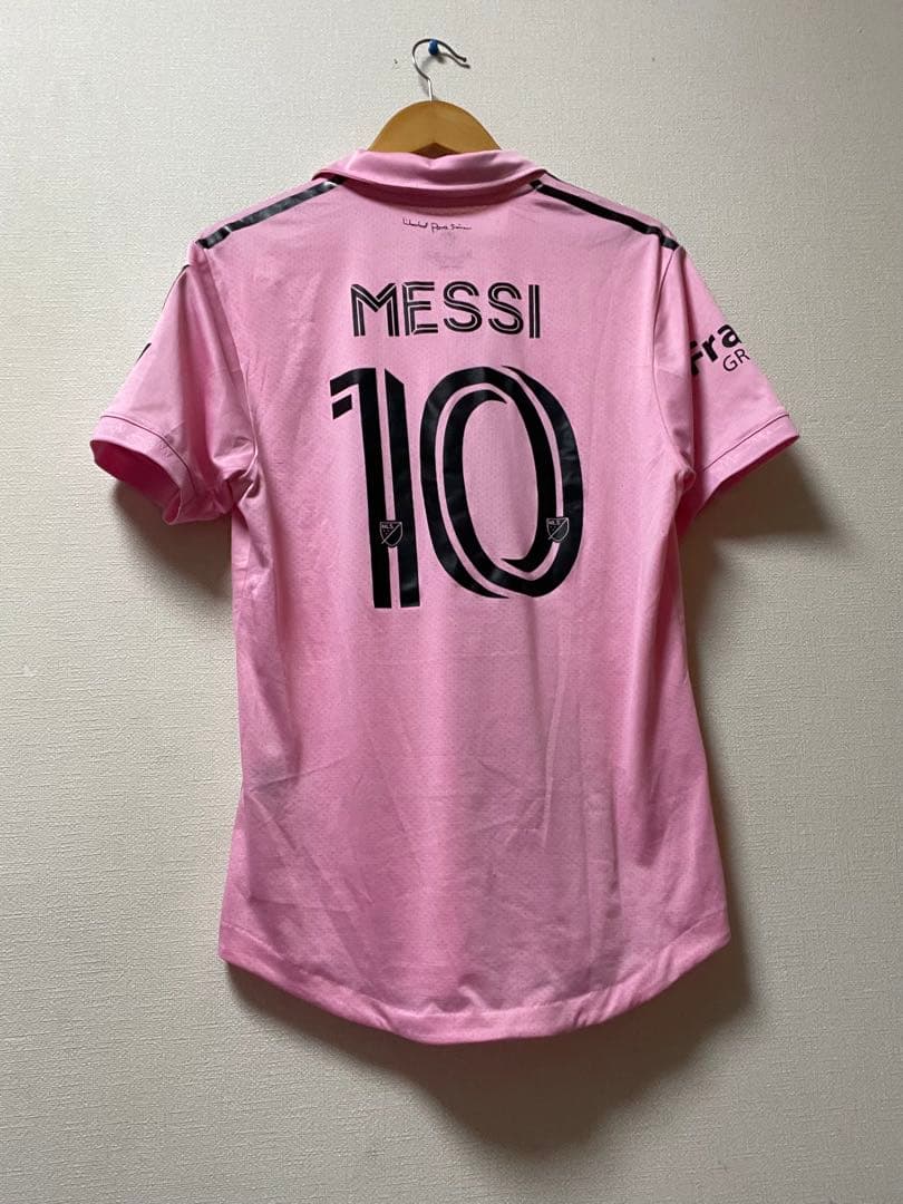 【超希少】adidas マイアミリーグ決勝メッシ ピンク ジャージ XXL
