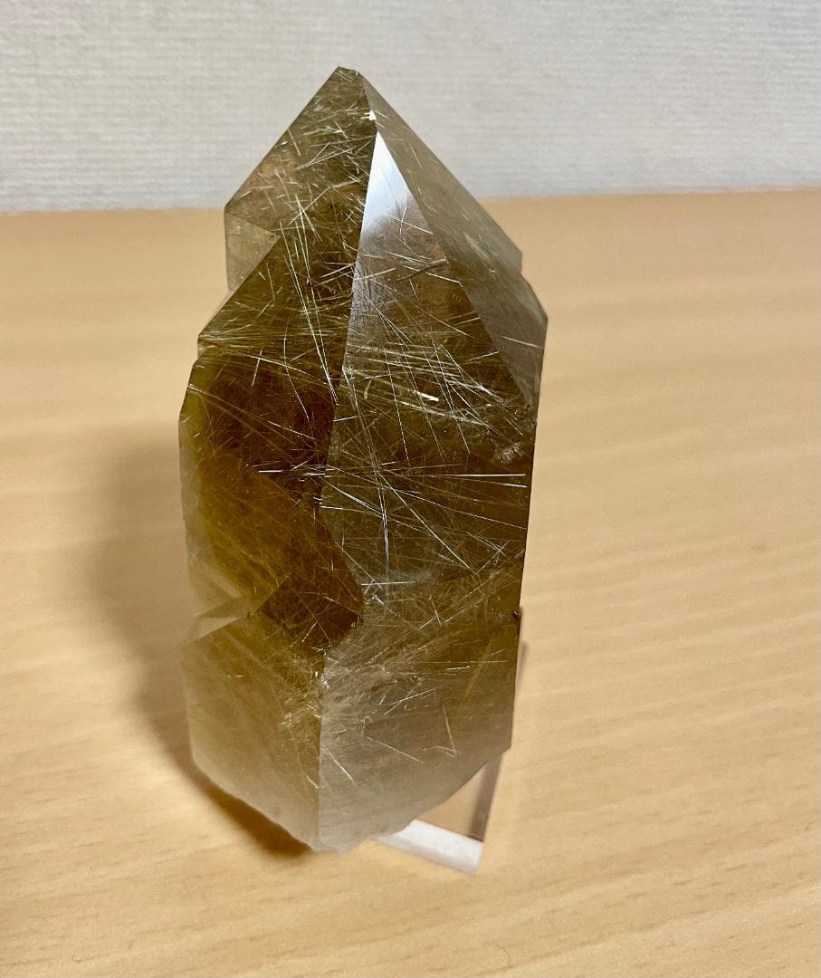 400g ルチル入り水晶 ルチルクォーツ
