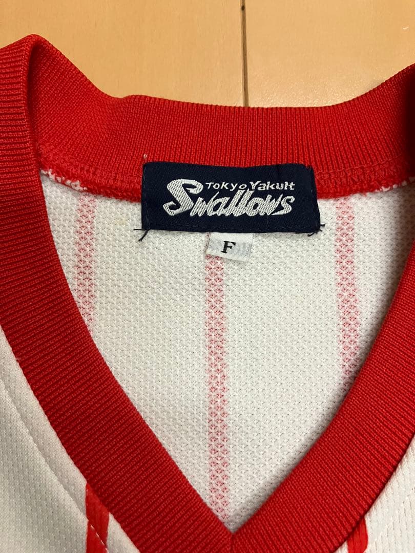 ヤクルトスワローズ　ユニフォーム　当時　復刻　レプリカ　つば九郎　背番号無し