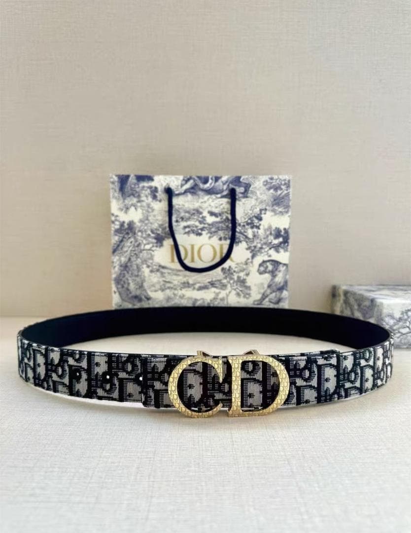 Dior カモフラージュ柄 ベルト 90cm