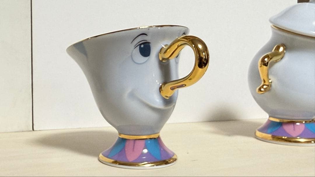 美女と野獣 ティーセット 陶器製