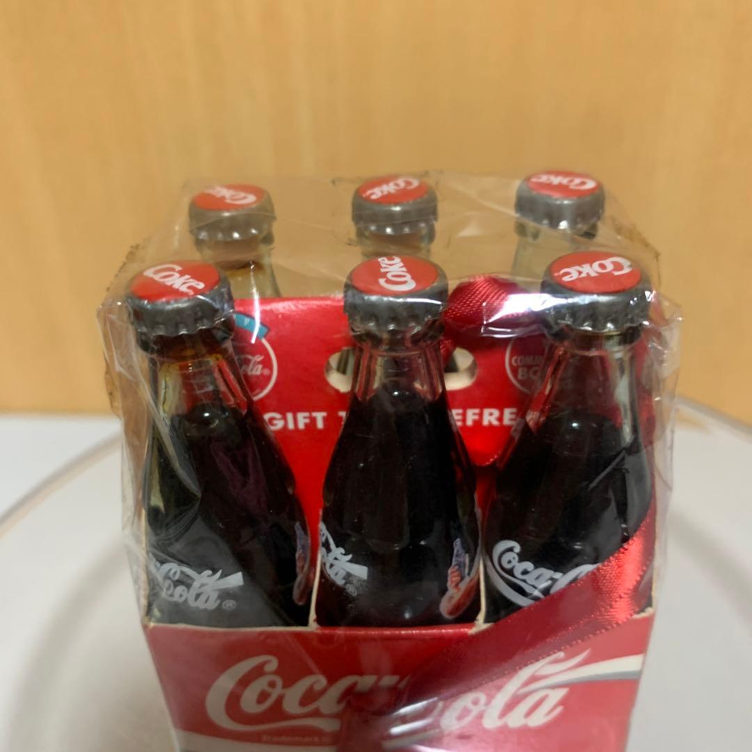 【入手困難】【希少】Coca-Cola ミニチュアボトル　6本セット　ケース付き