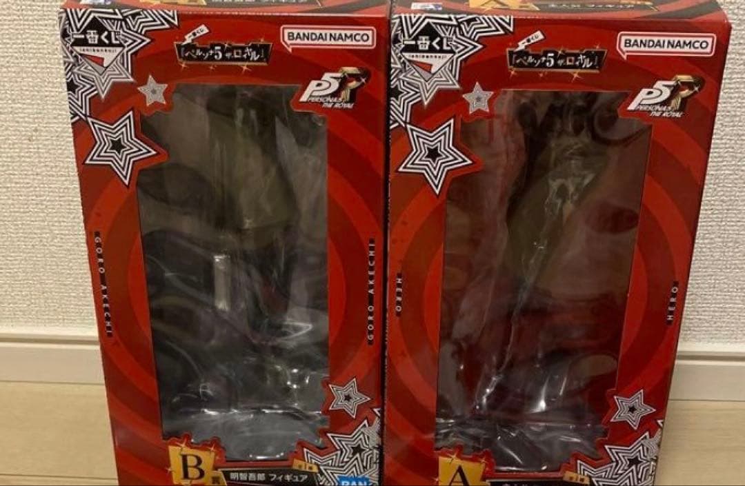 一番くじ ペルソナ５ ザ・ロイヤル A賞 主人公 B賞 明智吾郎フィギュア