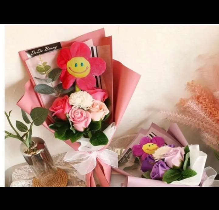 チャンキーフラワー ぬいぐるみ 花束 ギフト クリスマス ベビー プレゼント