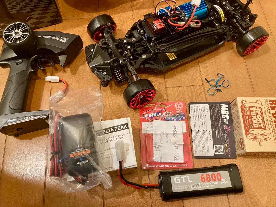 新品TT-02二駆ドリフルセット MRCコンバ ジャイロ付き