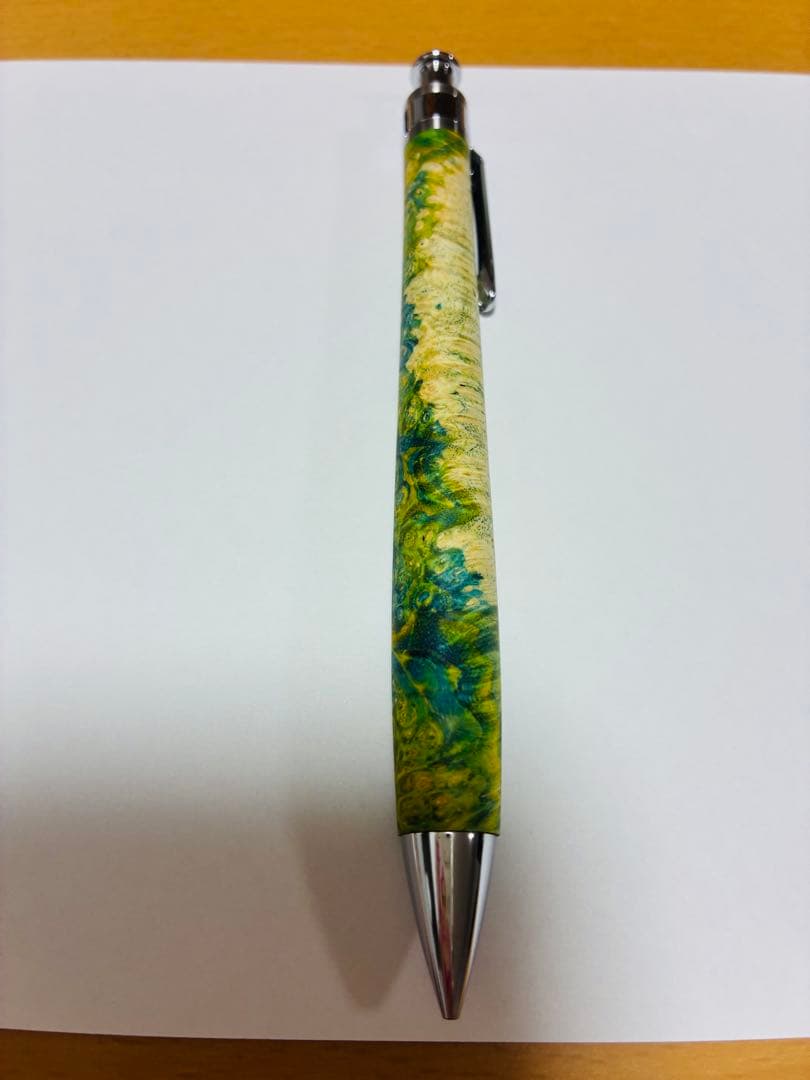 新品未使用 工房楔 ペンシル楔 楓こぶ杢 スタビライズウッド 2