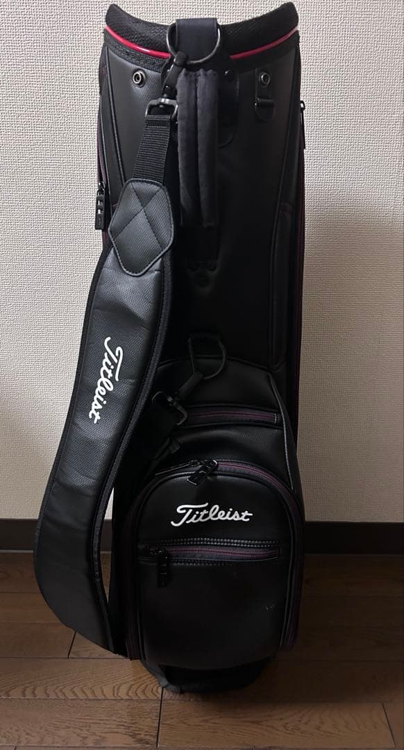 美品✨Titleist ブラック 軽量キャディバッグ