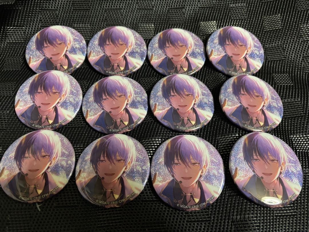 プロセカ グリッター缶バッジコレクションB 青柳冬弥 12個セット