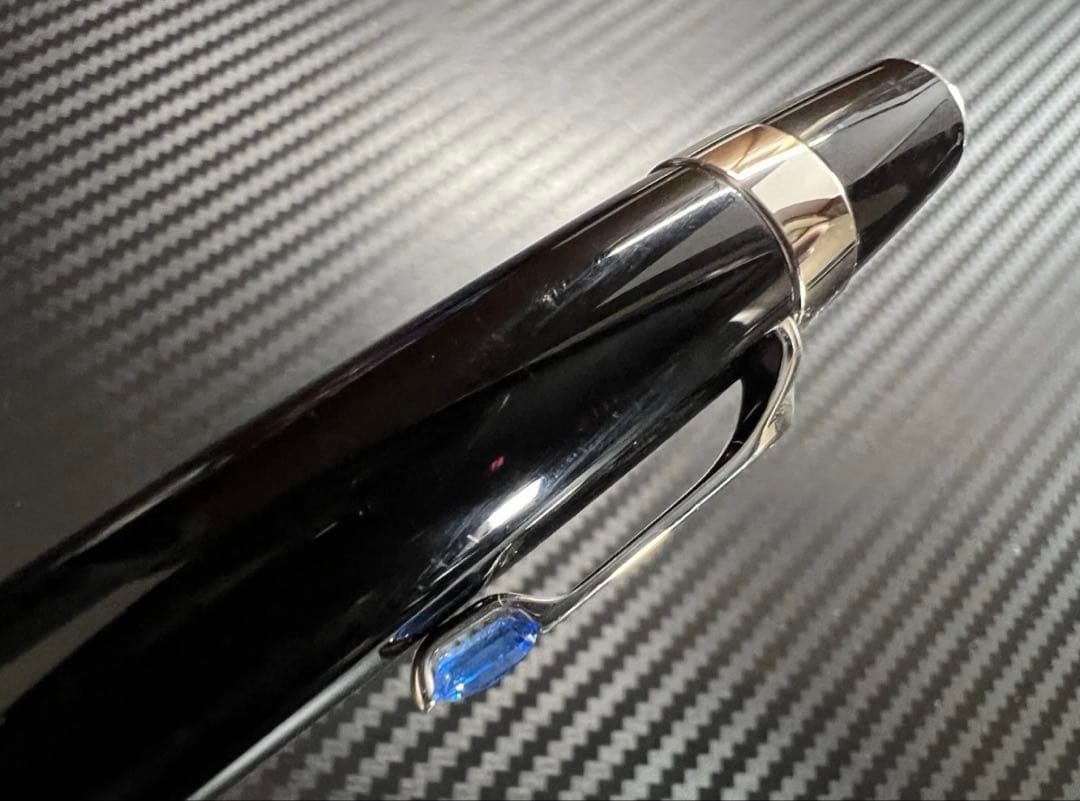 極美品 モンブラン ボエム ブルー ボールペン プラチナライン