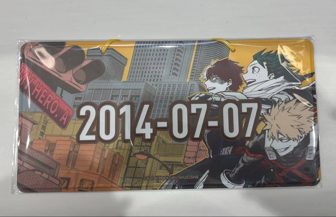 【匿名配送】ヒロアカフェア『僕のヒーローアカデミア』アニバーサリーメタルプレート