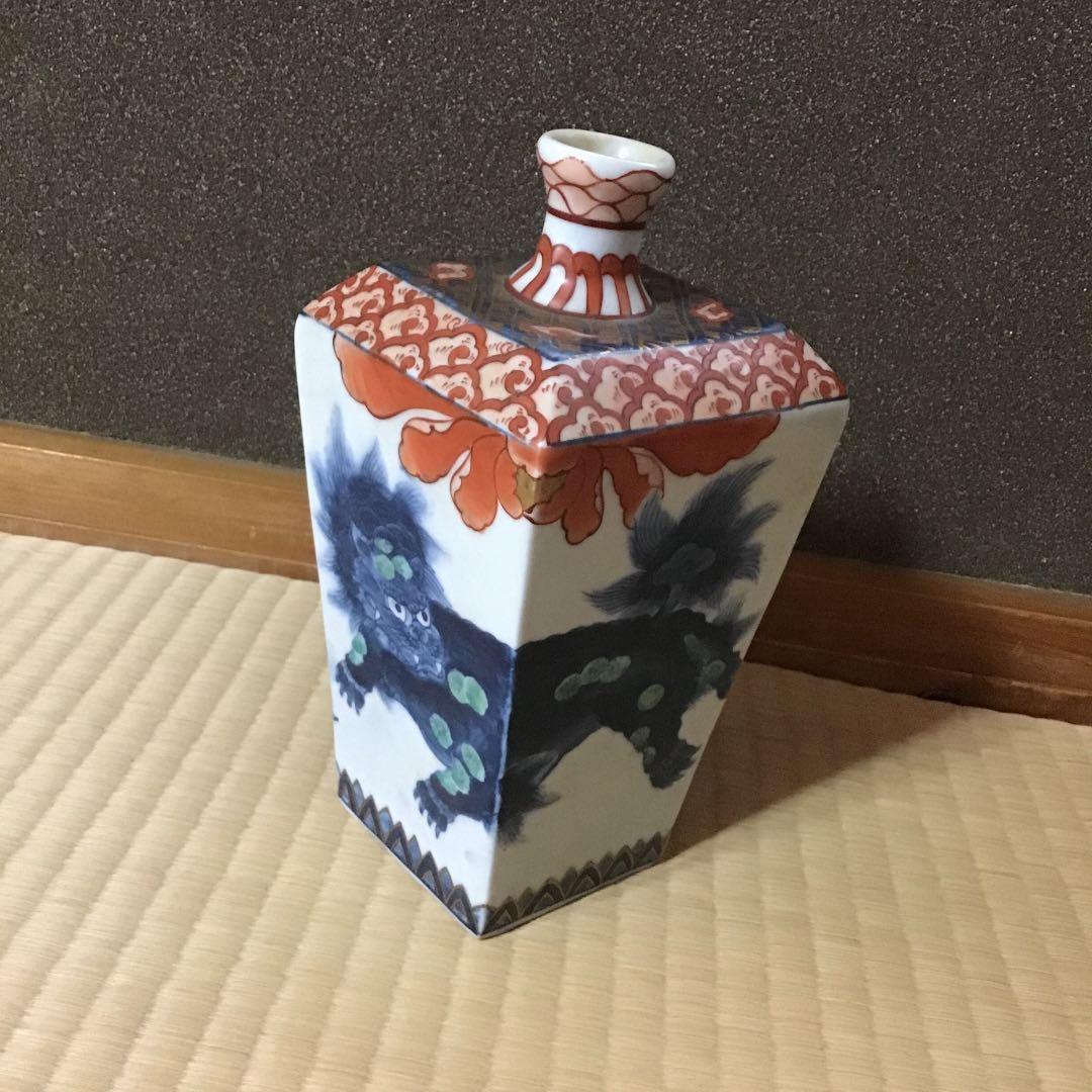 赤絵伊万里 角徳利